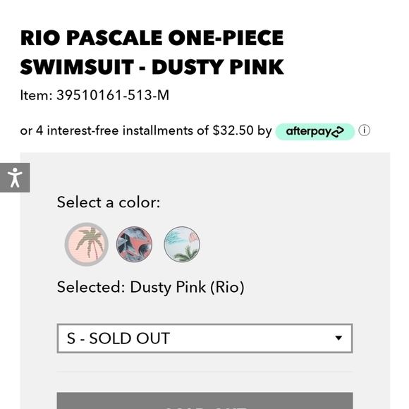 Bodyglove Dusty Pink Rio Pascale Size Small - Picture 4 of 11